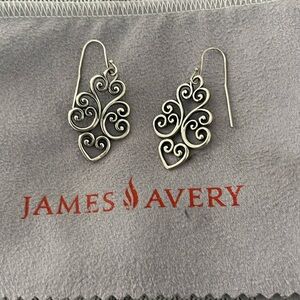 James Avery Jubilant Heart Dangle Earrings